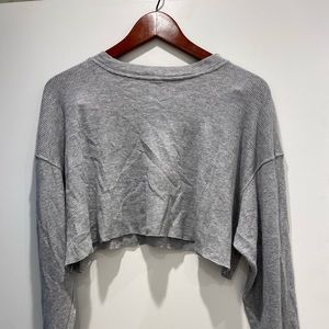 Light grey brandy Melville long sleeve.